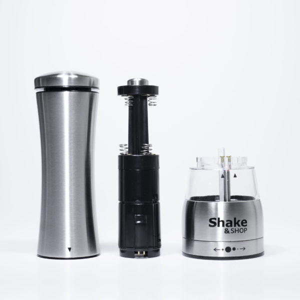 Shake & Shop Electric Salt & Pepper Grinder Set