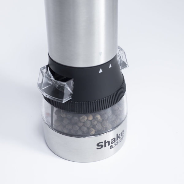 Shake & Shop 2 in 1 Electric Salt & Pepper Grinder – Shake & Shop