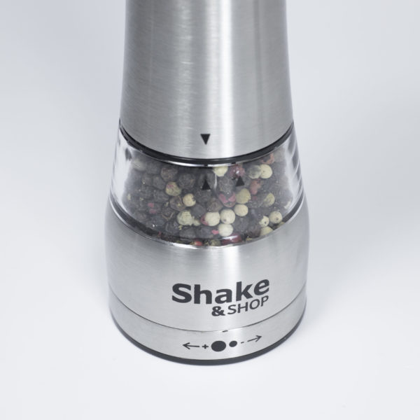 Shake & Shop Electric Salt & Pepper Grinder Set